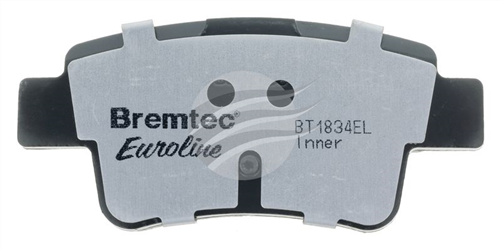 EURO-LINE BRAKE PADS SET FIAT GRAND PUNTO 1.3, 1.4 TD BT1834ELC