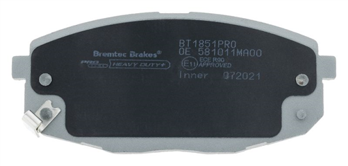 PRO-LINE BRAKE PADS SET HYUNDAI i30 2007- BT1851PRO