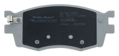 PRO-LINE BRAKE PADS SET HYUNDAI i20 1.2, 1.4, 1.6 BT1877PRO