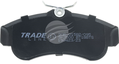 TRADE-LINE BRAKE PADS SET NISSAN PRIMERA P11 1.8L BT188TS