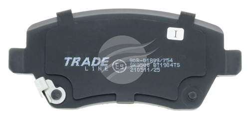 TRADE-LINE BRAKE PAD FRONT SET SWIFT MICRA KANGOO CLIO BT1904TS