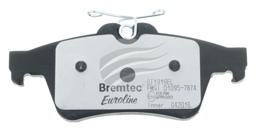 EURO-LINE BRAKE PADS SET PEUGEOT 508 2.2 Hdi 2010- BT1916ELC