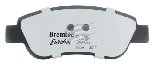 EURO-LINE BRAKE PADS SET CITROEN C1 (PM, PN) 1.0, 1.4i BT1918ELC