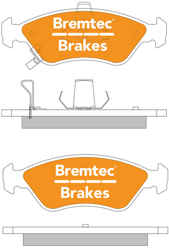 TRADE-LINE BRAKE PADS SET KIA CREDOS 2.0 1998-01 BT1953TS