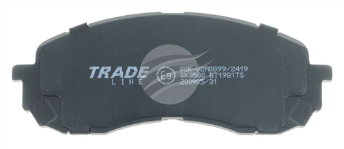 TRADELINE BRAKE PAD SET FRONT SUBARU IMPREZA & HYBRID 2011- BT1981TS