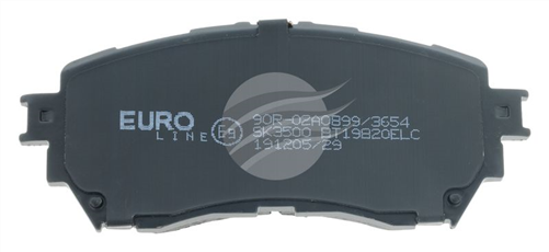 EURO-LINE BRAKE PADS SET MAZDA 6 (GJ, GH) 2.5L 2012- BT19820ELC