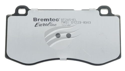 EURO-LINE BRAKE PADS SET MERCEDES S500 (W221) BREMBO BT2051ELC