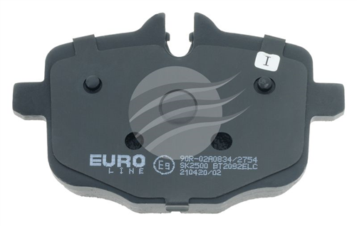 EURO-LINE REAR BRAKE PADS SET BMW 5 SERIES 535i (F10) 2011- BT2082ELC