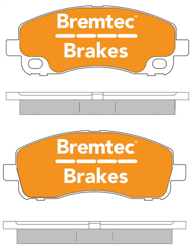 BRAKE PAD SET MITSUBISHI CANTER 2.0, 2.8, 3. BT2135E