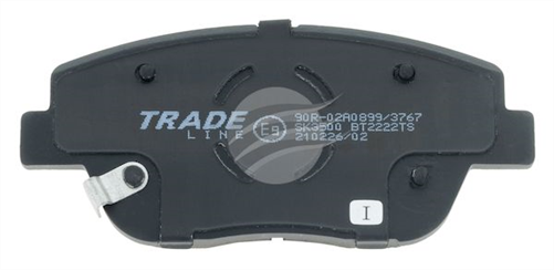 TRADE-LINE BRAKE PADS SET KIA RIO UB 1.4, 1.6 2011- BT2222TS