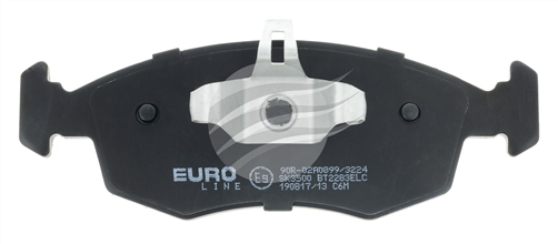 EURO-LINE FRONT BRAKE PADS SET FIAT PANDA BT2283EL