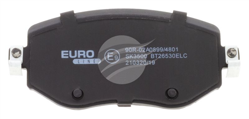 EURO-LINE BRAKE PADS SET RENAULT MEGANE (BFB) 1.2TDi BT26530ELC