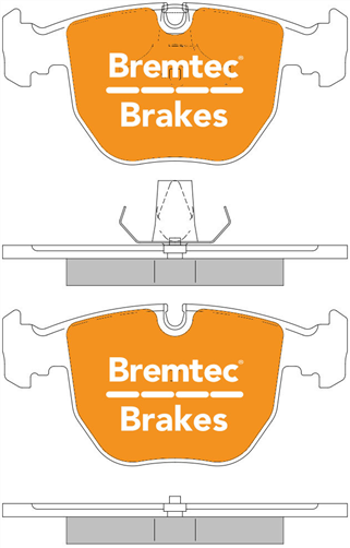 TRADE-LINE BRAKE PADS SET BMW X5 (E53) 2000- BT266TS