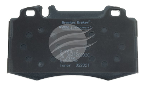 EURO-LINE BRAKE PADS SET MERCEDES ML430 (W163) 1998- BT281ELC