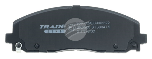 TRADELINE BRAKE PAD SET FRONT CHRYSLER GRAND VOYAGER V RT BT3004TS