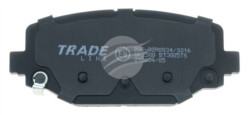 TRADELINE BRAKE PAD SET REAR CHRYSLER GRAND VOYAGER V RT BT3005TS