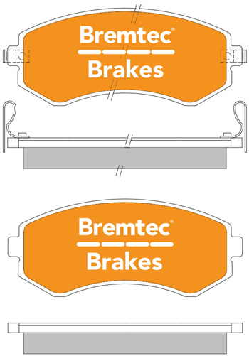 TRADE-LINE BRAKE PADS SET NISSAN PATROL GU Y61 4X4 BT366TS