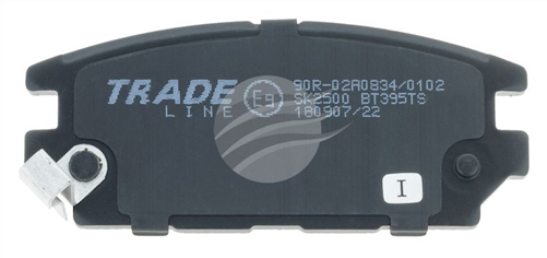 TRADELINE BRAKE PAD SET REAR MITSUBISHI EVO IV 1994-98 BT395TS