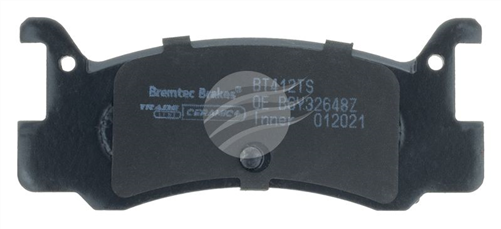 TRADE-LINE BRAKE PADS SET MAZDA 323 1989- BT412TS