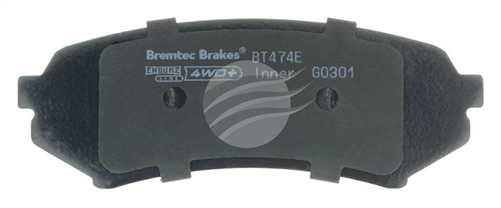 4WD BRAKE PADS SET LANDCRUISER HDJ100R 2000- BT474E