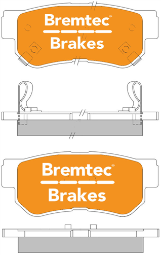 PRO-LINE BRAKE PADS SET HYUNDAI XG350 2004- BT499PRO