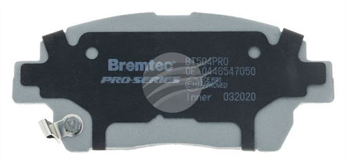 PRO-LINE BRAKE PADS SET TOYOTA COROLLA ZZE122R 2001- BT504PRO