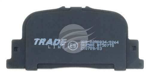 TRADE-LINE BRAKE PADS SET TOYOTA PRIUS 1.5 NHW20 2003-09 BT507TS