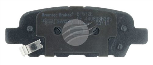 4WD BRAKE PADS SET NISSAN 350Z Z33 V6 2003- BT572E