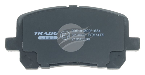 TRADE-LINE BRAKE PAD FRONT SET TOYOTA AVENSIS ACM20 21 IPSUM BT574TS