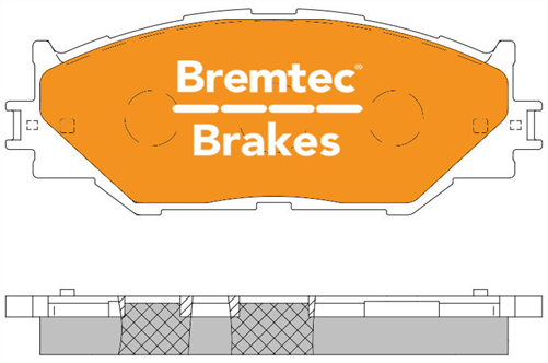 TRADE-LINE BRAKE PADS SET LEXUS IS220 2005- BT599TS