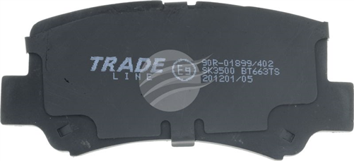 TRADELINE BRAKE PAD SET FRONT SUZUKI BALENO 1.8L 2001- BT663TS