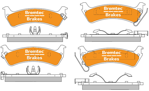 PRO-LINE BRAKE PADS SET JEEP GRAND CHEROKEE ZG 1996-99 BT843PRO