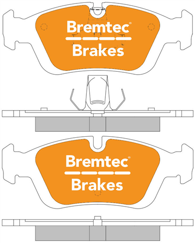 TRADE-LINE BRAKE PADS SET BMW 3 SERIES (E46) 1999- BT862TS