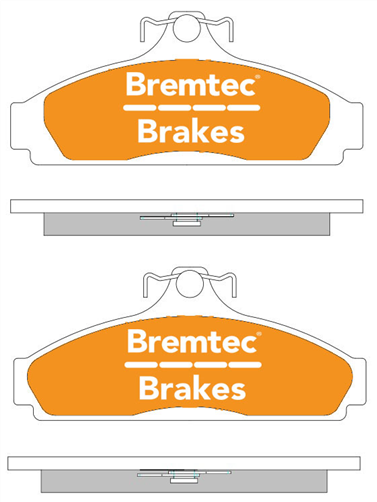 TRADE-LINE BRAKE PADS SET HOLDEN CAMIRA JB, JD, JE 1982- BT877TS