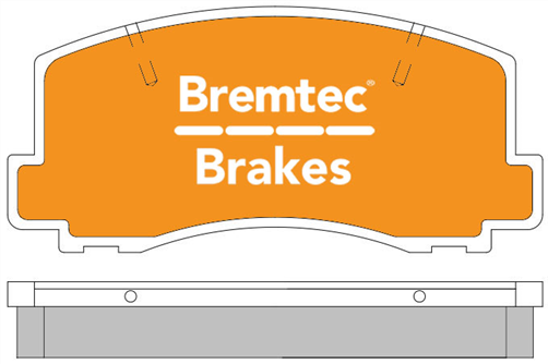 TRADE-LINE BRAKE PADS SET NISSAN PULSAR 1983- BT885TS