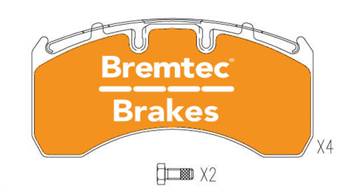 TRANS-LINE BRAKE PAD SET RENAULT TRUCK C-SERIES 250FG P BT90511TL