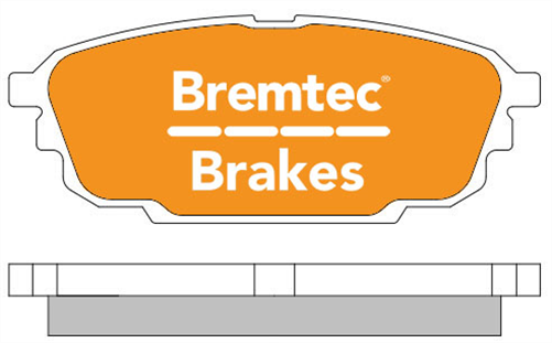 TRADE-LINE BRAKE PADS SET MAZDA 626 2.0L 98-02 BT983TS