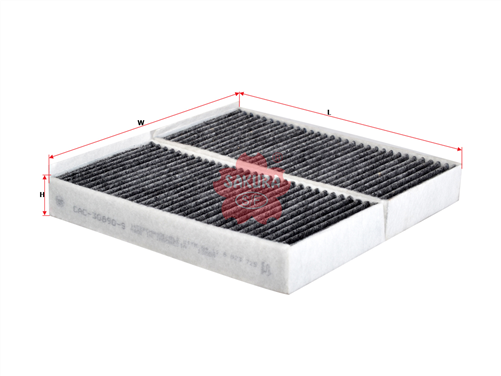 cabin FILTER (RCA326C) CAC-30890-S