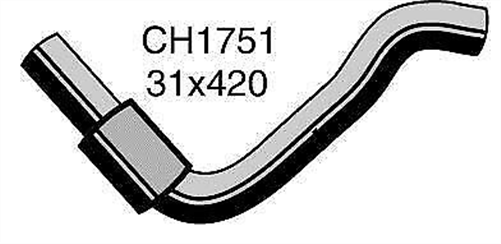 Radiator Lower Hose  - TOYOTA CAMRY SV11R - 2.0L I4  PETROL - Manual &