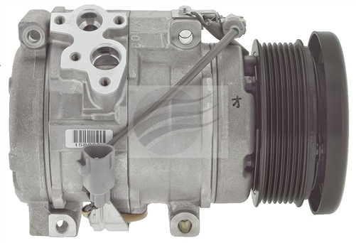 COMPRESSOR TOYOTA PRADO KDJ150R 09- TURBO DSL WITH DUAL A/C CM1878