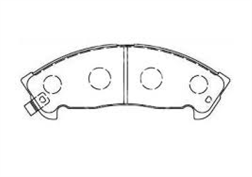 FRONT DISC BRAKE PADS - ISUZU ELF 90- D4037XP