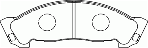 FRONT DISC BRAKE PADS - ISUZU ELF 93- D4041XP