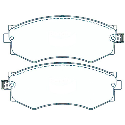 FRONT DISC BRAKE PADS - NISSAN CERAMIC 97-02