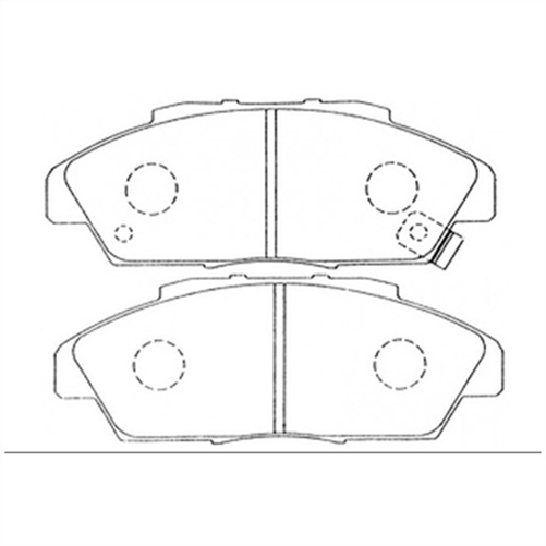 FRONT DISC BRAKE PADS - HONDA ACCORD CB# CERAMIC 90-95