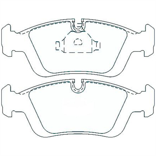 REAR DISC BRAKE PADS - BMW SERIES 3 E36 CERAMIC