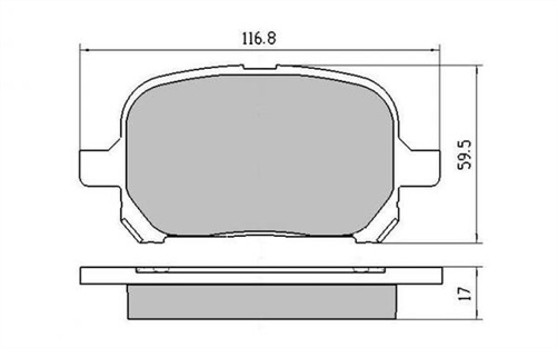 FRONT BRAKE PADS - TOYOTA CAMRY MCV20 CERAMIC 99-03