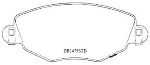 FRONT DISC BRAKE PADS - FORD MONDEO III 00-05