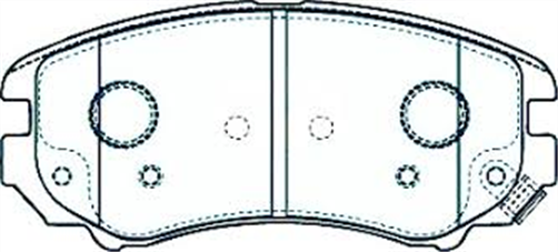 FRONT DISC BRAKE PADS - HYUNDAI ELANTRA SONATA CERAMIC 06-