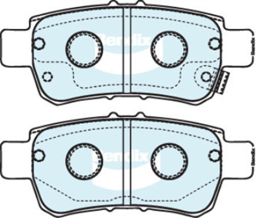 REAR DISC BRAKE PADS - HONDA ODYSSEY 05-08