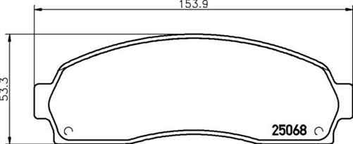 FRONT DISC BRAKE PADS - FORD EXPLORER 01-04